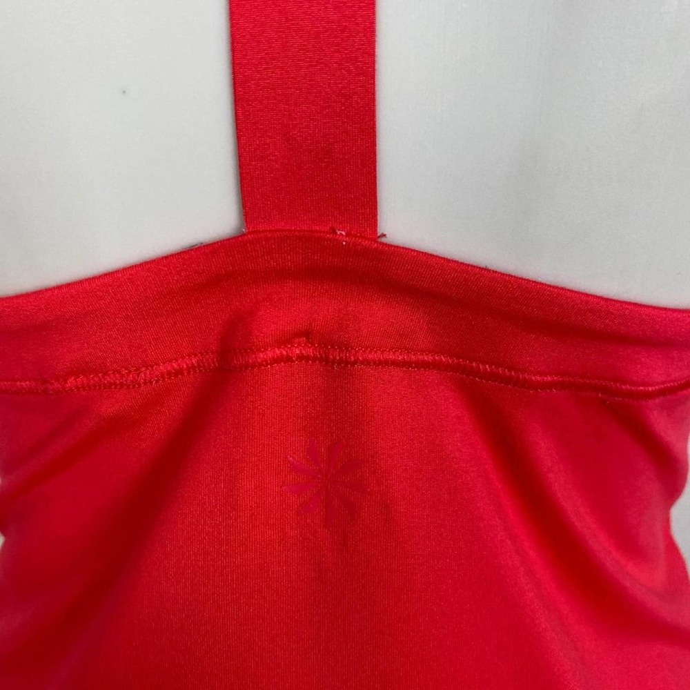 Athleta Womens Power Chi Athletic Top XXS Coral Moisture Wicking Racerback - Picture 6 of 12